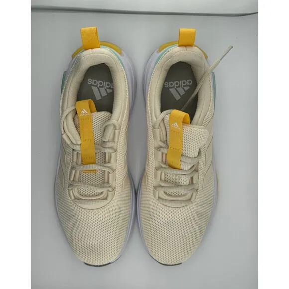 New Yellow‎ Maize Blue Adidas Lightweight Running Walking Shoes Sneakers Women's