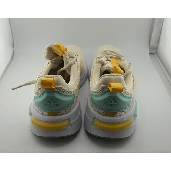 New Yellow‎ Maize Blue Adidas Lightweight Running Walking Shoes Sneakers Women's
