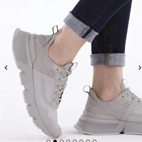 New🌟Anthropologie -Sorel Kinetic Rush Ripstop Sneakers-Grey
