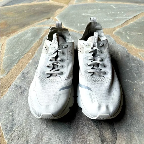 New🌟Anthropologie -Sorel Kinetic Rush Ripstop Sneakers-Grey