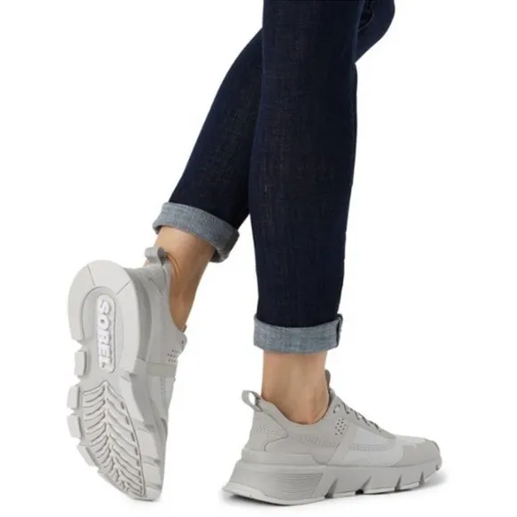 New🌟Anthropologie -Sorel Kinetic Rush Ripstop Sneakers-Grey