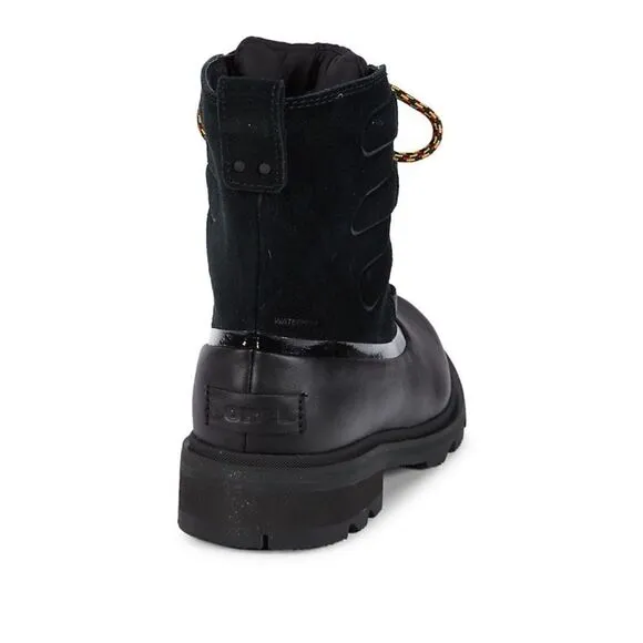 NEW Black Lennox Street Waterproof Lace-up Hiking Boots 7.5