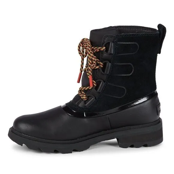NEW Black Lennox Street Waterproof Lace-up Hiking Boots 7.5