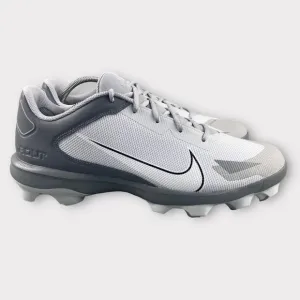 New nike force Trout 8 Pro Molded Baseball Cleats Mens 13 Shoes Grey White Sport