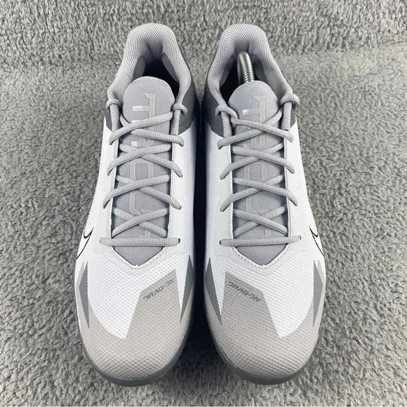New nike force Trout 8 Pro Molded Baseball Cleats Mens 13 Shoes Grey White Sport