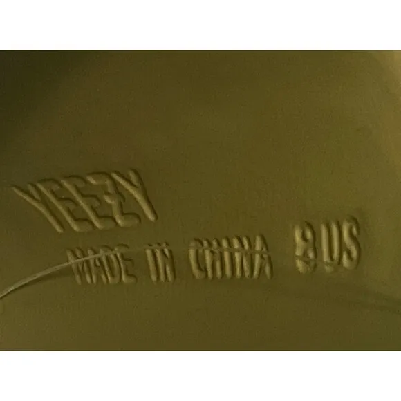 NIB Adidas YEEZY Slide Sandals Green Resin Men’s US Size 8 Comfort FX0494 Casual