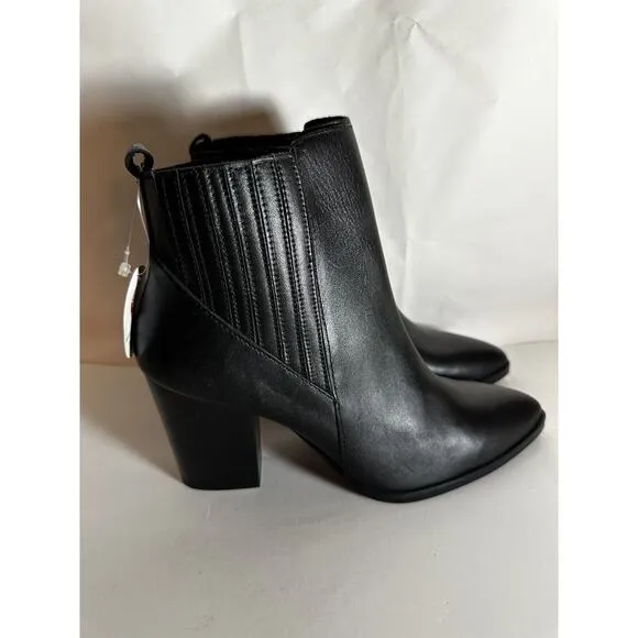NIB Blondo Reese Women's Boots Black Leather Waterproof Size 9.5 Classy Party