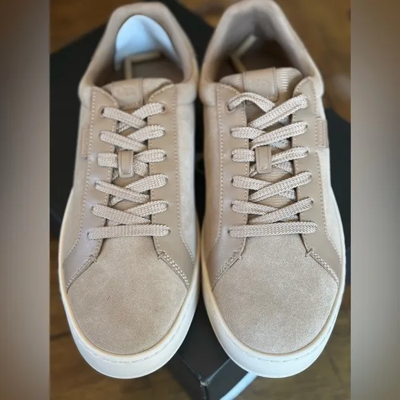 NIB COACH Signature Low Line Men's Suede Sneakers Mens Sz 10D