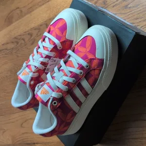 NIB FARM Rio Bravada 2.0 Platform Sneaker Adidas Collab Women's Size 7.5 Tucan