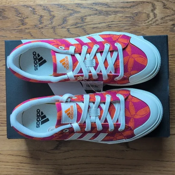 NIB FARM Rio Bravada 2.0 Platform Sneaker Adidas Collab Women's Size 7.5 Tucan