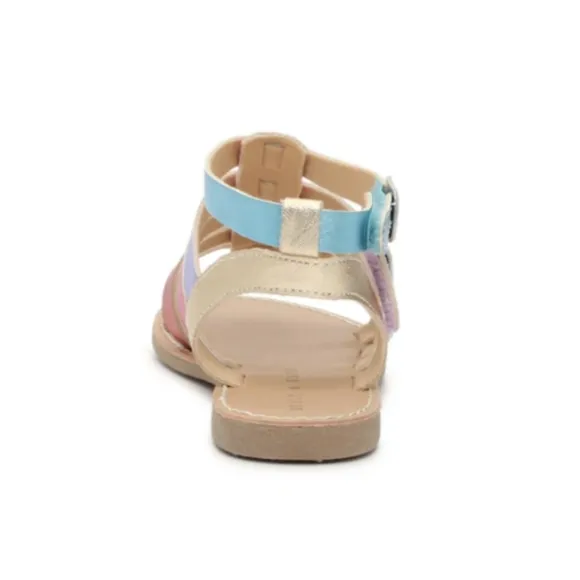 NIB Kelly &amp; Katie Chloe Gladiator Rainbow Sandal Kids Size 1
