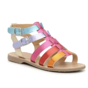 NIB Kelly &amp; Katie Chloe Gladiator Rainbow Sandal Kids Size 1