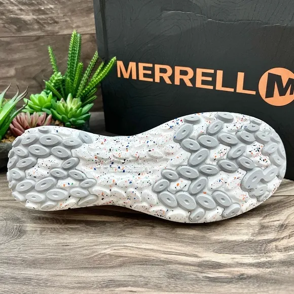 NIB Merrell Cloud Moc Knit Slip On Sneakers Shoes Confetti Pride Mens 10M 44
