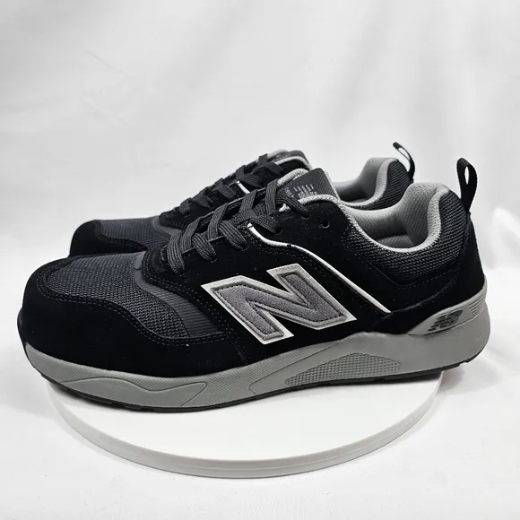 NIB New Balance Elite Lite Comp Toe Sneakers Tennis Shoes Black Gray 10.5 D