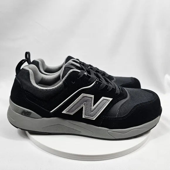 NIB New Balance Elite Lite Comp Toe Sneakers Tennis Shoes Black Gray 10.5 D
