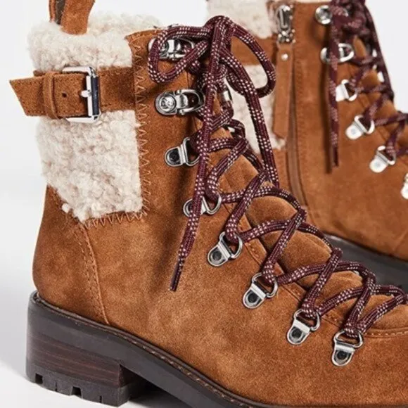 NIB Sam Edelman Brown Tenlee Hiker Winter Boots