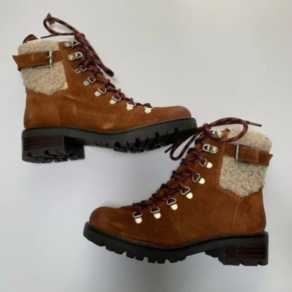 NIB Sam Edelman Brown Tenlee Hiker Winter Boots