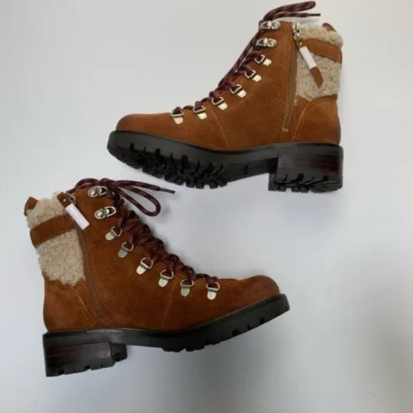 NIB Sam Edelman Brown Tenlee Hiker Winter Boots