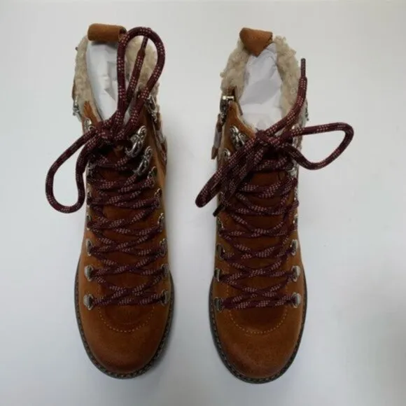 NIB Sam Edelman Brown Tenlee Hiker Winter Boots