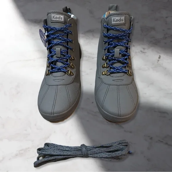 NIB Women’s KEDS Scout Boot II Water Resistant W/ Dream Foam Matte Gray Size 11