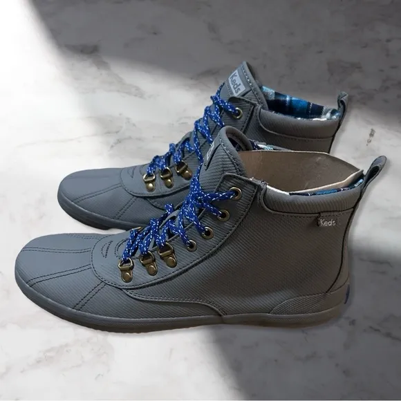 NIB Women’s KEDS Scout Boot II Water Resistant W/ Dream Foam Matte Gray Size 11