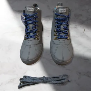 NIB Women’s KEDS Scout Boot II Water Resistant W/ Dream Foam Matte Gray Size 11