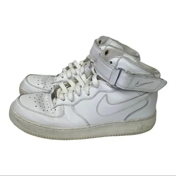 Nike Air Athletic Sports Shoes White Sz 8.5