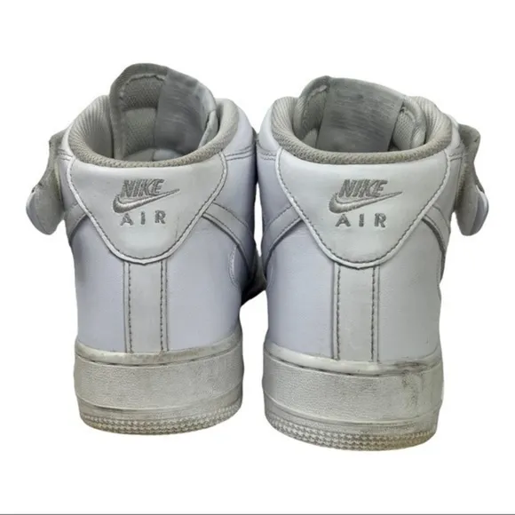 Nike Air Athletic Sports Shoes White Sz 8.5