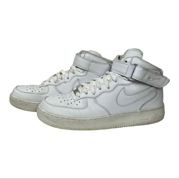 Nike Air Athletic Sports Shoes White Sz 8.5