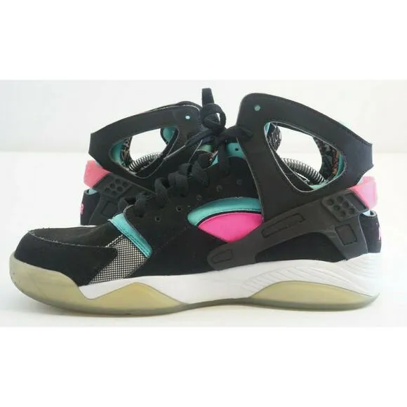 Nike Air Flight Huarache South Beach Black Retro Pink Pow (705005-003) Size 9.5