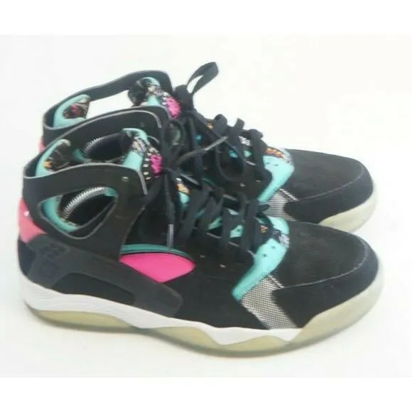 Nike Air Flight Huarache South Beach Black Retro Pink Pow (705005-003) Size 9.5
