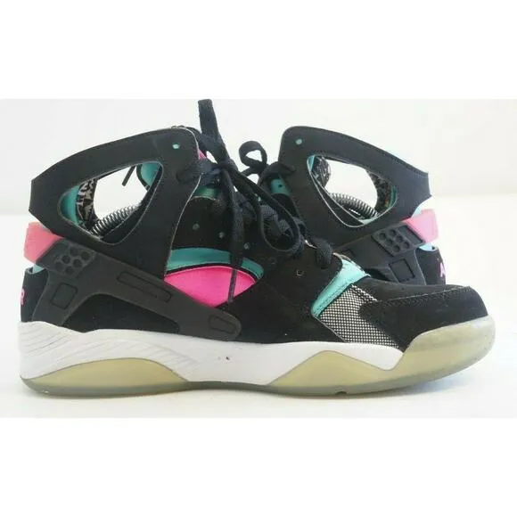Nike Air Flight Huarache South Beach Black Retro Pink Pow (705005-003) Size 9.5