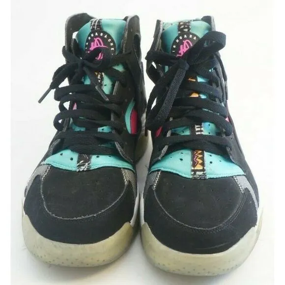 Nike Air Flight Huarache South Beach Black Retro Pink Pow (705005-003) Size 9.5