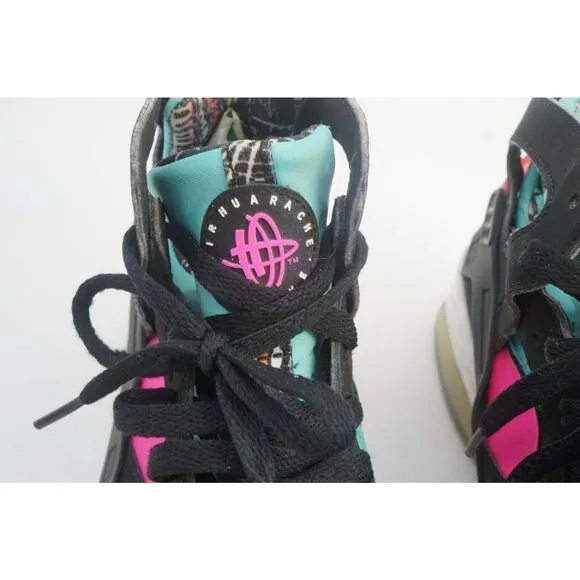 Nike Air Flight Huarache South Beach Black Retro Pink Pow (705005-003) Size 9.5