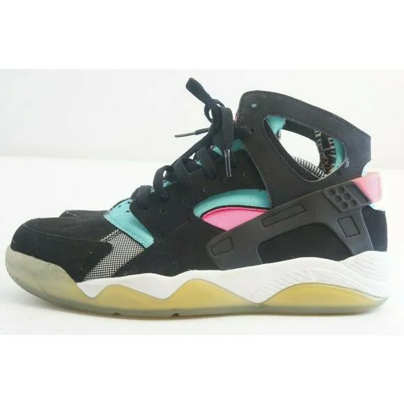 Nike Air Flight Huarache South Beach Black Retro Pink Pow (705005-003) Size 9.5