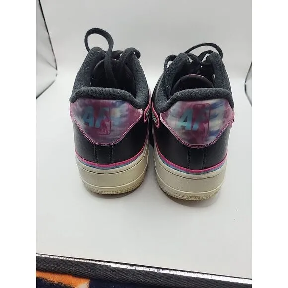 Nike Air Force 1 '07‎ LV8 Sport South Beach 2018 Mens Size 10 Black NEON Green