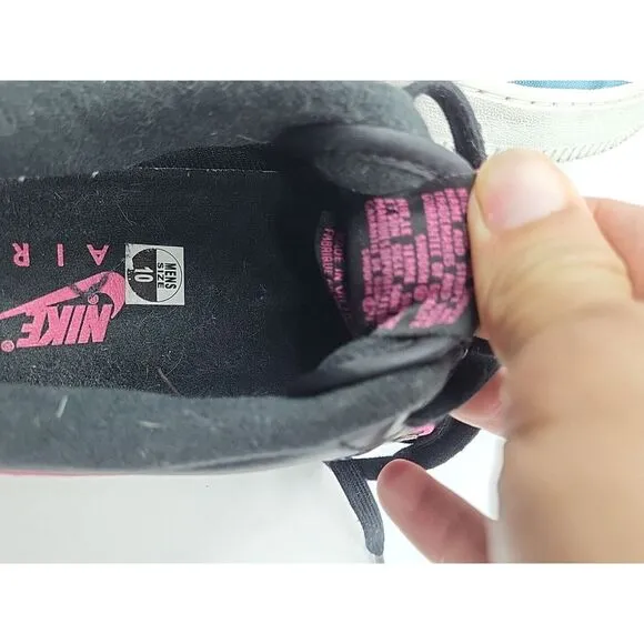Nike Air Force 1 '07‎ LV8 Sport South Beach 2018 Mens Size 10 Black NEON Green