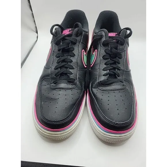 Nike Air Force 1 '07‎ LV8 Sport South Beach 2018 Mens Size 10 Black NEON Green