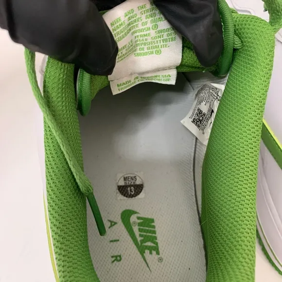 Nike Air Force 1 '07 Shoes &quot;Candy Apple&quot; White Chlorophyll Green DH7561-105