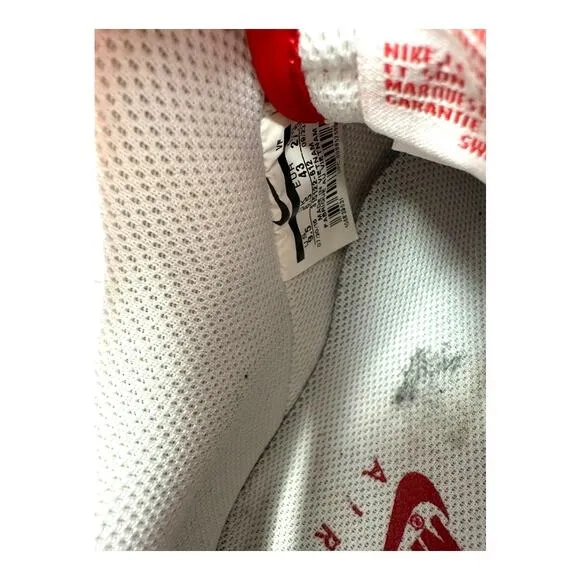 Nike Air Force 1 Low '07 University Red White Size 9.5