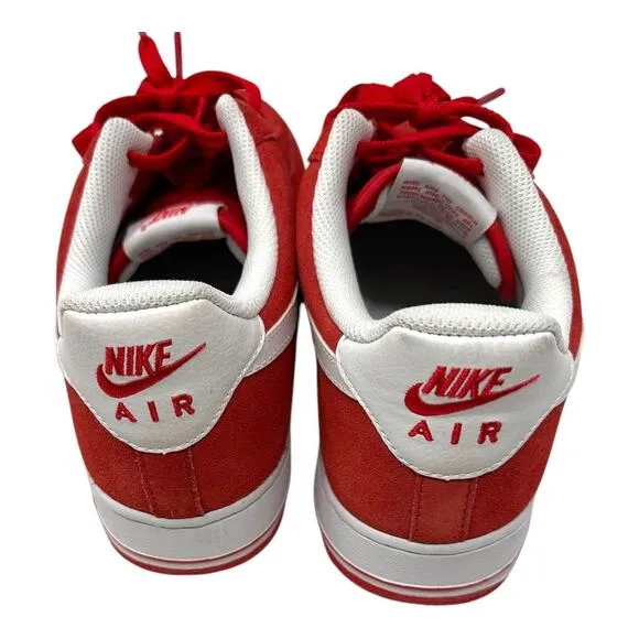 Nike Air Force 1 Low '07 University Red White Size 9.5