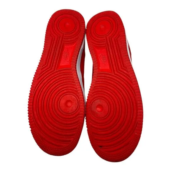 Nike Air Force 1 Low '07 University Red White Size 9.5