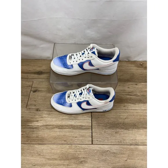 Nike Air Force 1 Low New Jersey Nets Hardwood Classics Size 8 2020 DC1404-100