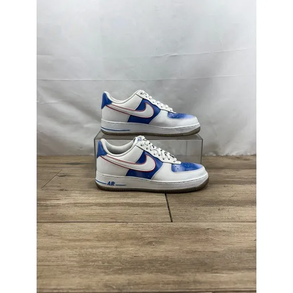 Nike Air Force 1 Low New Jersey Nets Hardwood Classics Size 8 2020 DC1404-100