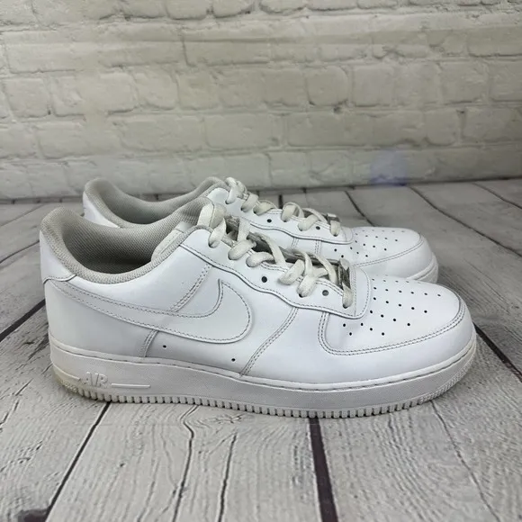 Nike Air Force 1 Low Triple White New‎ Shoes CW2288-111 Men’s Size 13
