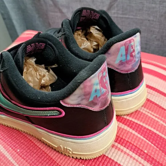 Nike Air Force 1 Lows South Beach Miami Nights Shoes AJ7748-002 Mens Size 11