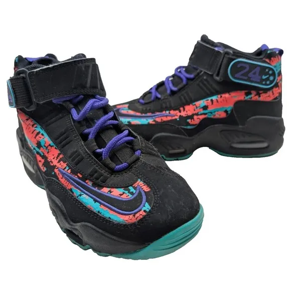 Nike Air Griffey Max 1 354912-014 Men's US 7 South Beach Shoes Hyper Jade Black