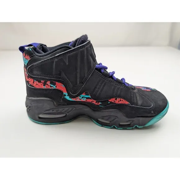 Nike Air Griffey Max 1 354912-014 Men's US 7 South Beach Shoes Hyper Jade Black