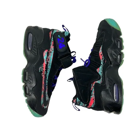 Nike Air Griffey Max 1 Sneakers 6.5Y black concord South Beach High Top Shoes