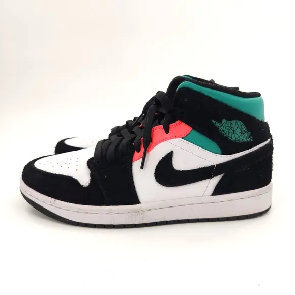 Nike Air Jordan 1 Mid SE South Beach Retro Shoes Women Size 9 Men 7.5 852542-116